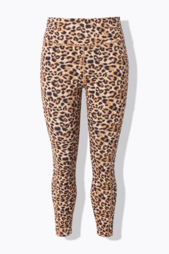 Plus size veliki brojevi Tajice sportske s leopard uzorkom za punije