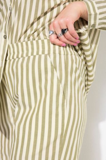 Plus size veliki brojevi Hlače elastičnog struka širokih nogavica za punije