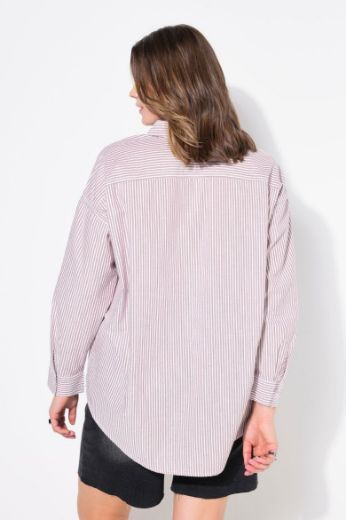 Plus size veliki brojevi Košulja dugih rukava šireg kroja za punije