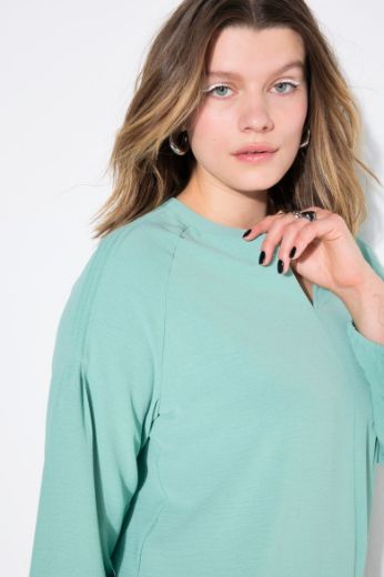 Plus size veliki brojevi Bluza 3/4 rukava A kroja za punije