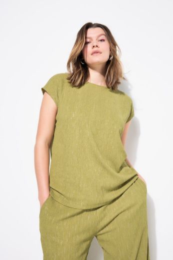 Plus size veliki brojevi Majica kratkih rukava okruglog ovratnika za punije