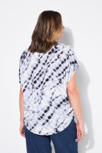 Plus size veliki brojevi Bluza kratkih rukava V ovratnika za punije