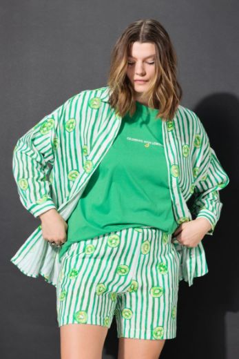 Plus size veliki brojevi Košulja dugih rukava šireg kroja za punije