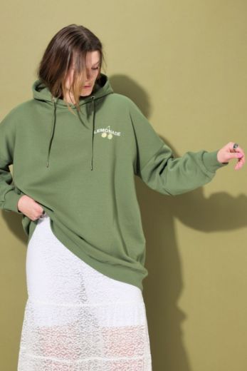 Plus size veliki brojevi Majica dugih rukava s kapuljačom za punije