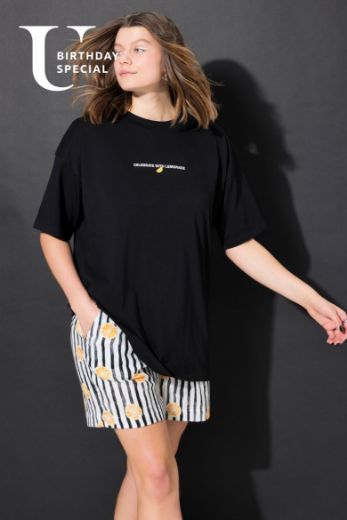 Plus size veliki brojevi Majica kratkih rukava okruglog ovratnika za punije