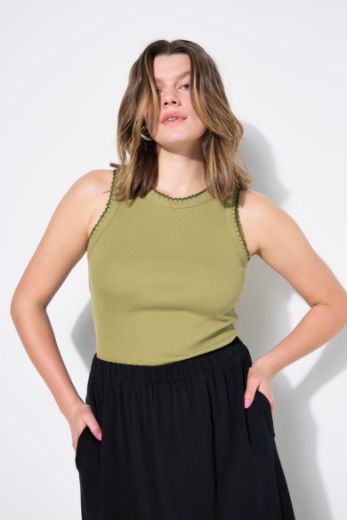 Plus size veliki brojevi Top okruglog ovratnika za punije