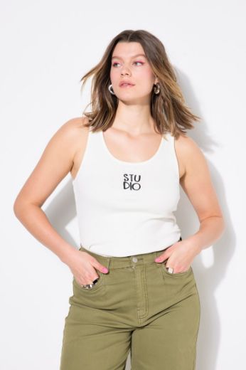 Plus size veliki brojevi Top okruglog ovratnika za punije
