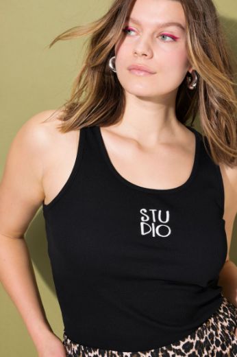 Plus size veliki brojevi Top okruglog ovratnika za punije