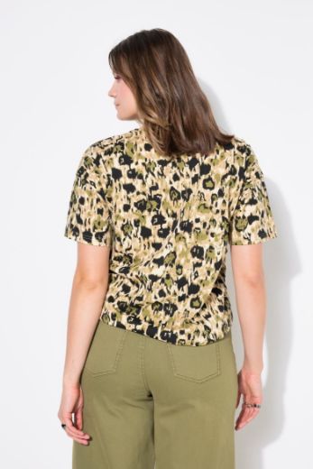 Plus size veliki brojevi Majica kratkih rukava okruglog ovratnika za punije