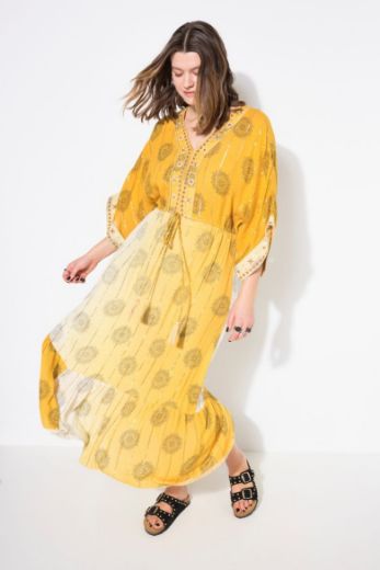 Plus size veliki brojevi Haljina maxi A kroja za punije
