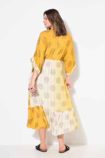 Plus size veliki brojevi Haljina maxi A kroja za punije