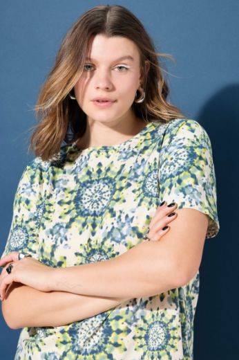 Plus size veliki brojevi Majica kratkih rukava okruglog ovratnika za punije