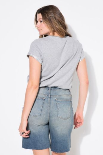 Plus size veliki brojevi Majica kratkih rukava okruglog ovratnika za punije