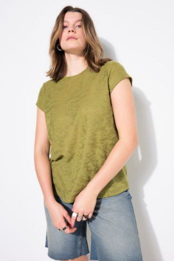 Plus size veliki brojevi Majica kratkih rukava okruglog ovratnika za punije