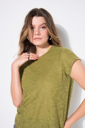 Plus size veliki brojevi Majica kratkih rukava okruglog ovratnika za punije
