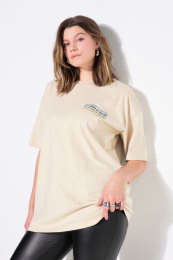 Plus size veliki brojevi Majica kratkih rukava okruglog ovratnika za punije