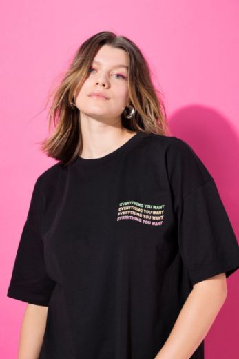 Plus size veliki brojevi Majica kratkih rukava okruglog ovratnika za punije