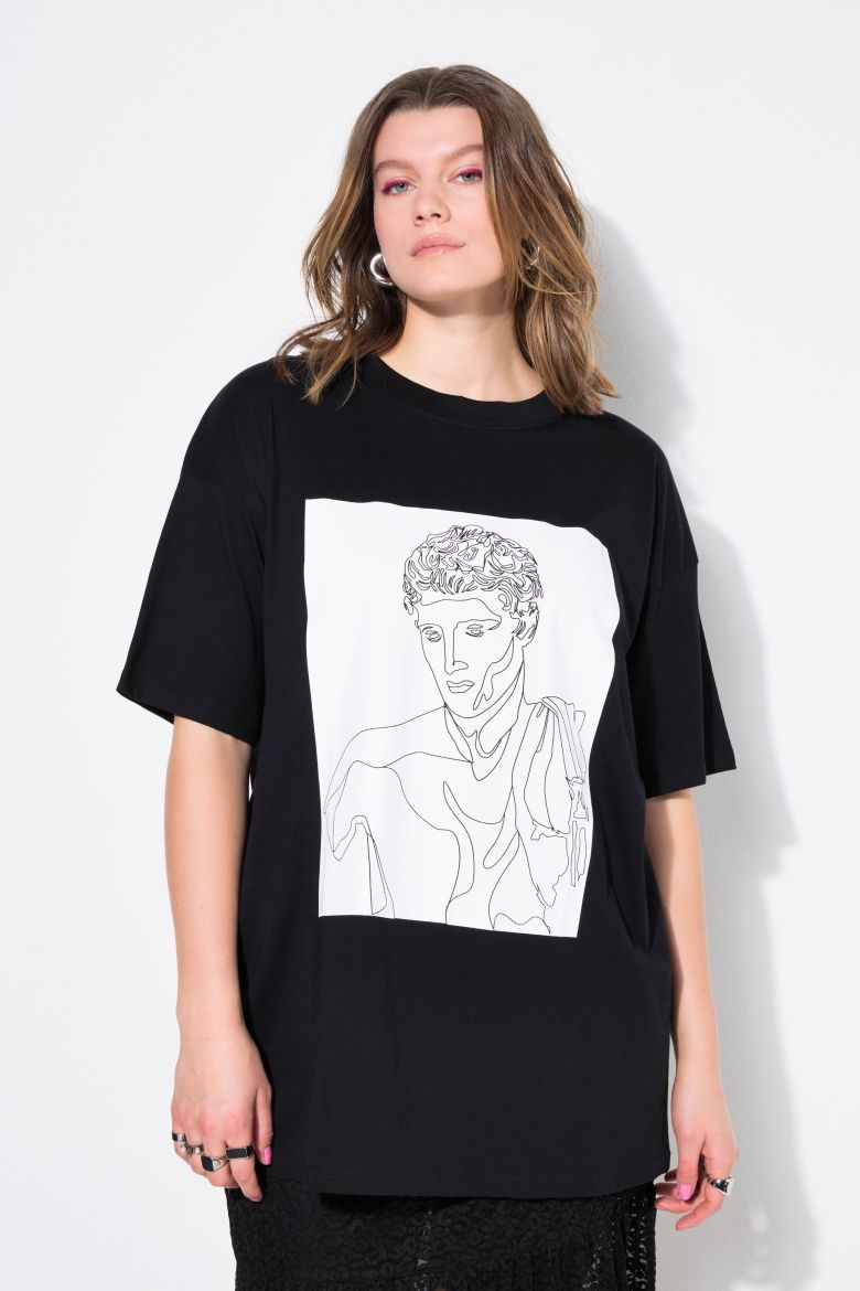 Plus size veliki brojevi Majica kratkih rukava okruglog ovratnika za punije
