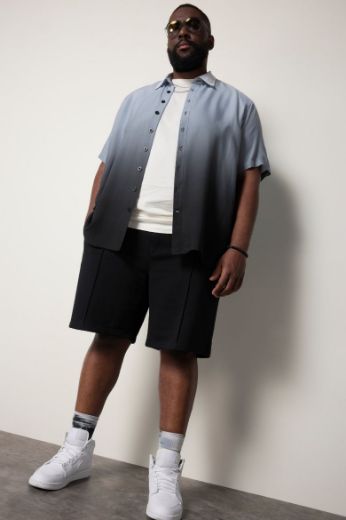 Plus size veliki brojevi Hlače bermude elastičnog struka za punije