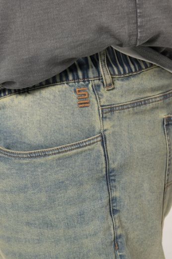 Plus size veliki brojevi Traperice šireg kroja za punije