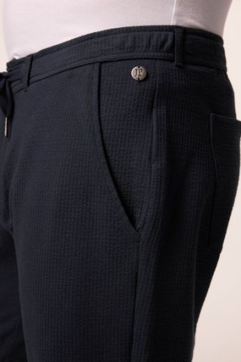 Plus size veliki brojevi Hlače Chino elastičnog struka na vezanje za punije