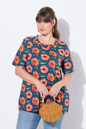 Plus size veliki brojevi Majica kratkih rukava okruglog ovratnika za punije