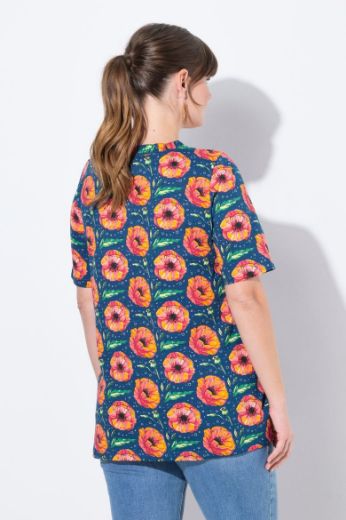 Plus size veliki brojevi Majica kratkih rukava okruglog ovratnika za punije
