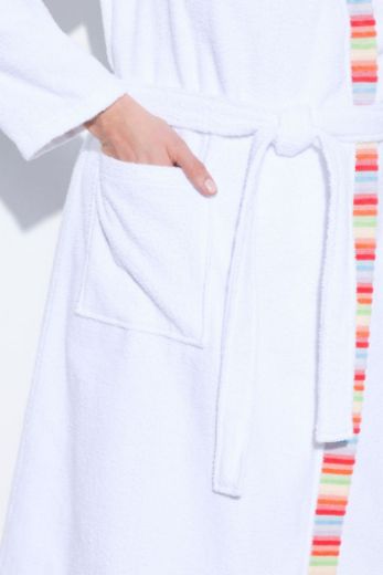Plus size veliki brojevi Ogrtač na vezanje dugih rukava za punije