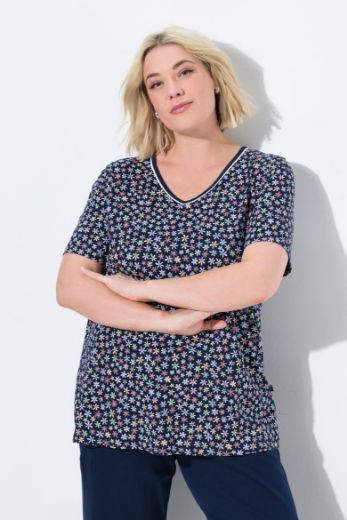 Plus size veliki brojevi Pidžama gornji dio kratkih rukava za punije