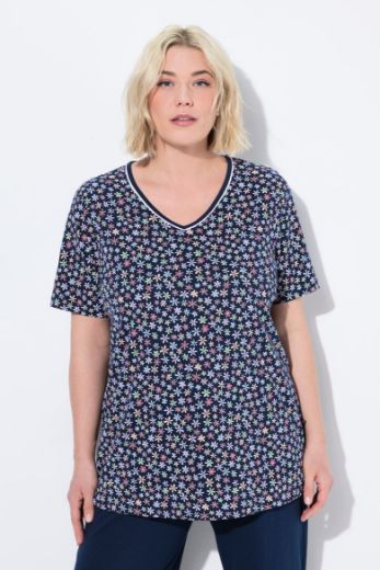 Plus size veliki brojevi Pidžama gornji dio kratkih rukava za punije