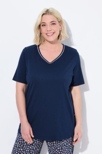 Plus size veliki brojevi Pidžama gornji dio kratkih rukava za punije