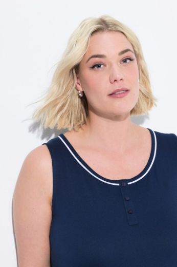 Plus size veliki brojevi Pidžama gornji dio bez rukava 2 komada za punije
