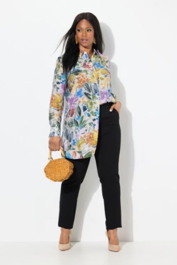 Plus size veliki brojevi Bluza dugih rukava dužeg kroja za punije