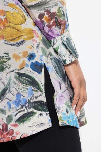 Plus size veliki brojevi Bluza dugih rukava dužeg kroja za punije