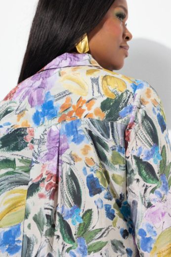 Plus size veliki brojevi Bluza dugih rukava dužeg kroja za punije