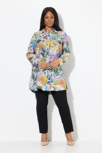Plus size veliki brojevi Bluza dugih rukava dužeg kroja za punije