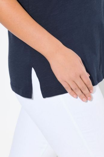 Plus size veliki brojevi Majica kratkih rukava V ovratnika za punije