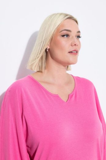 Plus size veliki brojevi Pidžama kratkih širokih rukava i dugih nogavica za punije