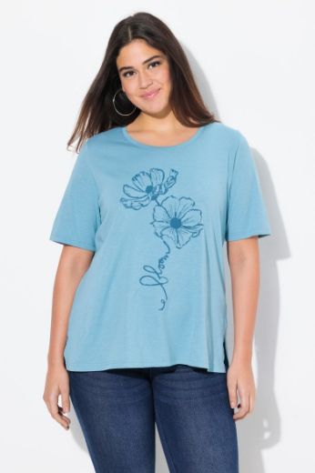 Plus size veliki brojevi Majica kratkih rukava okruglog ovratnika za punije
