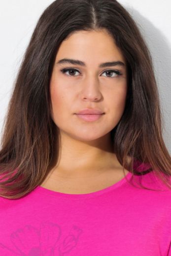 Plus size veliki brojevi Majica kratkih rukava okruglog ovratnika za punije