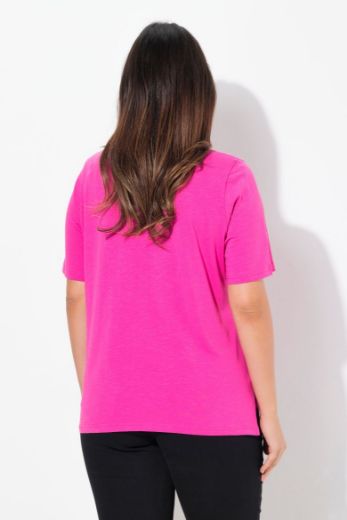Plus size veliki brojevi Majica kratkih rukava okruglog ovratnika za punije