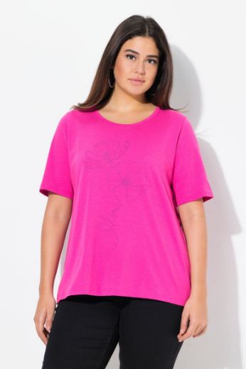 Plus size veliki brojevi Majica kratkih rukava okruglog ovratnika za punije