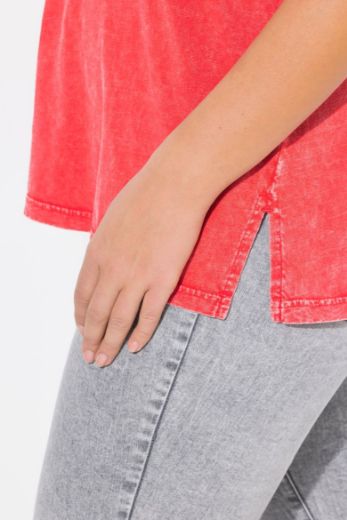 Plus size veliki brojevi Majica kratkih rukava okruglog ovratnika za punije