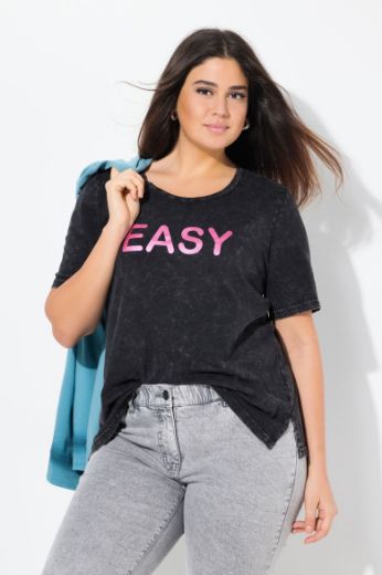Plus size veliki brojevi Majica kratkih rukava okruglog ovratnika za punije