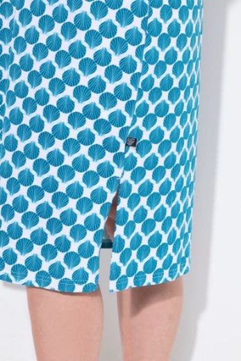 Plus size veliki brojevi Spavaćica kratkih rukava okruglog ovratnika za punije