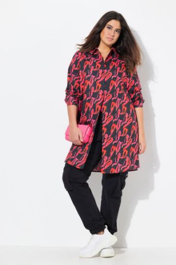 Plus size veliki brojevi Bluza dugih rukava dužeg kroja za punije