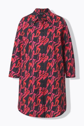Plus size veliki brojevi Bluza dugih rukava dužeg kroja za punije