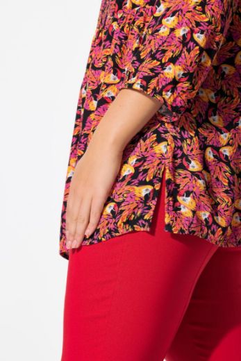 Plus size veliki brojevi Bluza 3/4 rukava A kroja za punije