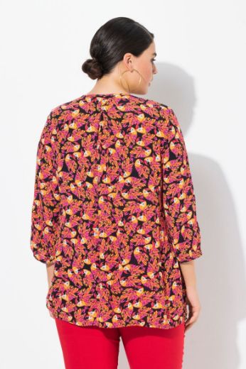 Plus size veliki brojevi Bluza 3/4 rukava A kroja za punije