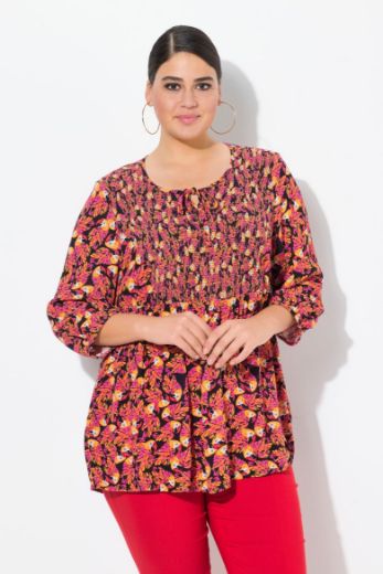 Plus size veliki brojevi Bluza 3/4 rukava A kroja za punije